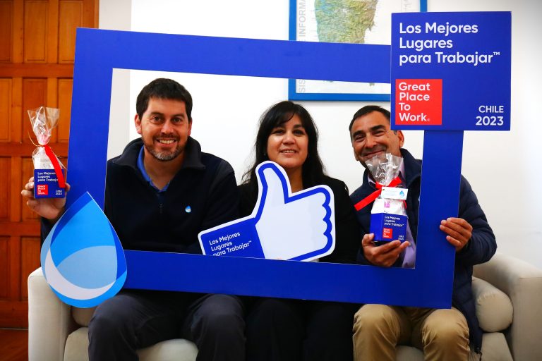 Aguas del Valle es reconocida dentro del Top Ten de mejores empresas para trabajar en Chile