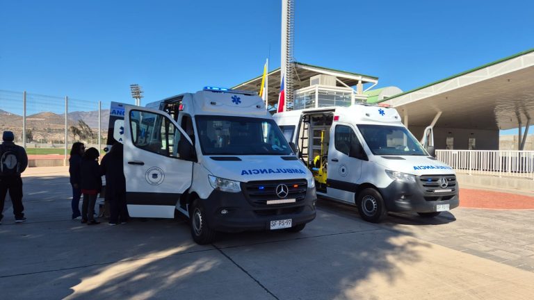 Más de 14 mil usuarios de Cerrillos de Tamaya y de Sotaquí se beneficiarán con dos nuevas ambulancias
