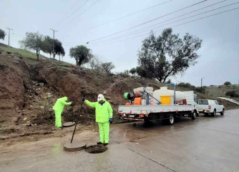 Aguas del Valle declara alerta amarilla por sistema frontal en la Región de Coquimbo