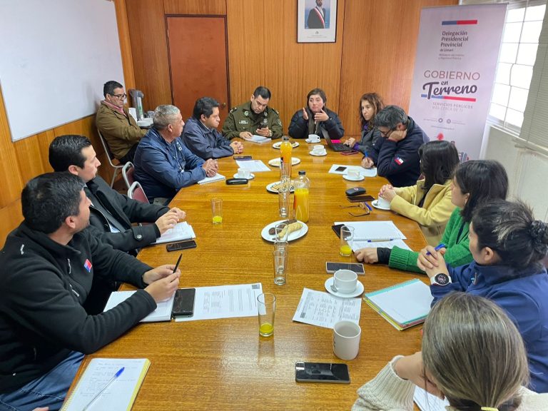 Comité de gestión de riesgos y desastres de Limarí coordina acciones ante pronóstico de sistema frontal
