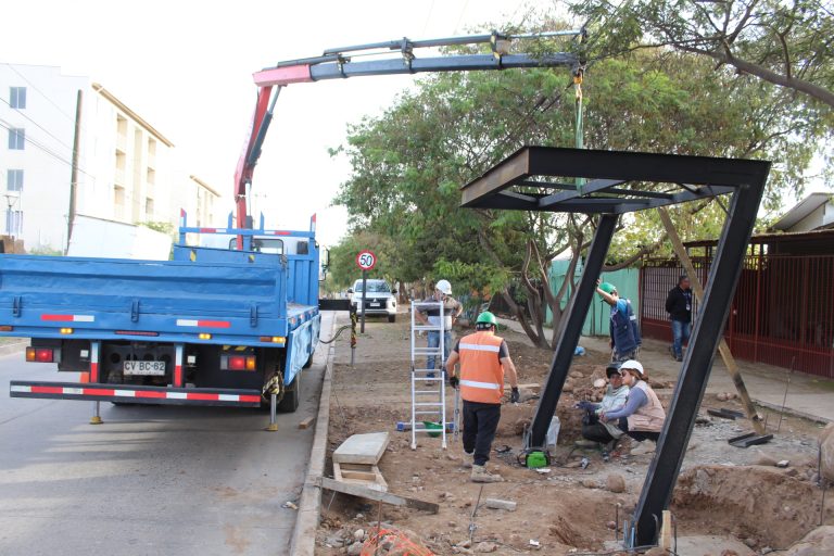 Se inician las obras del Programa Quiero Mi Barrio en la población 8 de julio de Ovalle