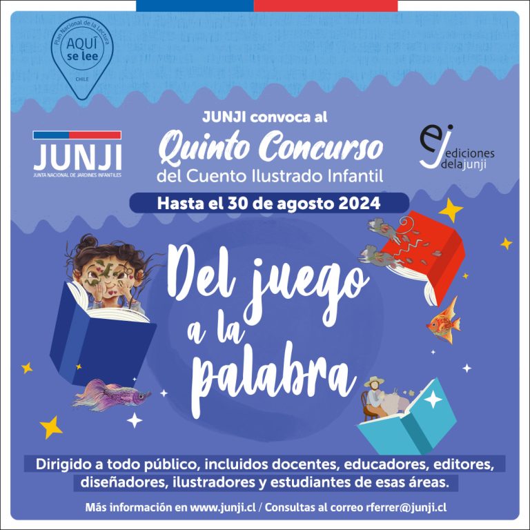 JUNJI convoca a su V concurso del cuento ilustrado infantil «Del juego a la Palabra»
