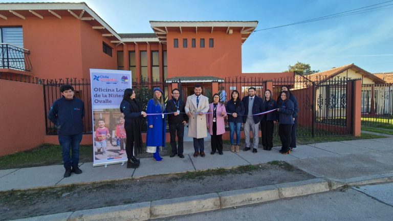 Inauguran nueva sede de la Oficina Local de la Niñez en Ovalle