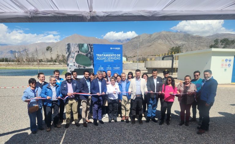 Inauguran moderna planta de tratamiento de aguas servidas para Vicuña