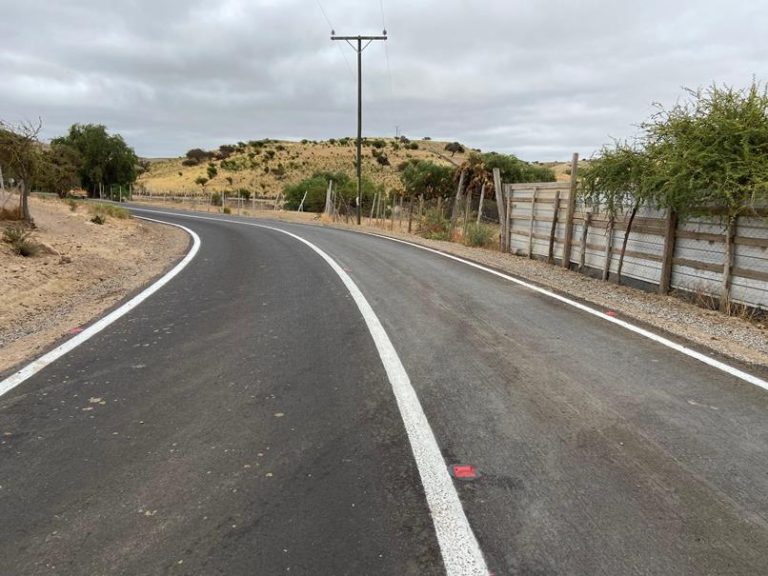 Pavimentación de ruta Chalinga – Los Canelos tiene un avance de un 75% y se proyecta continuación