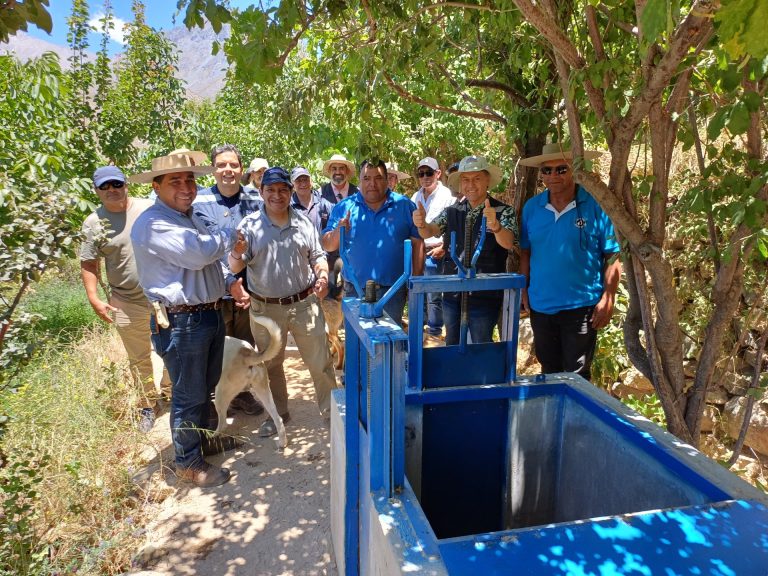 Regantes de Combarbalá optimizan uso del agua gracias a obras en el Canal Vado Bellaco