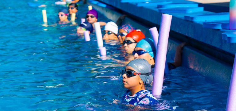 Continúan los talleres de natación de la Piscina Municipal: Más de mil niños participaron durante enero