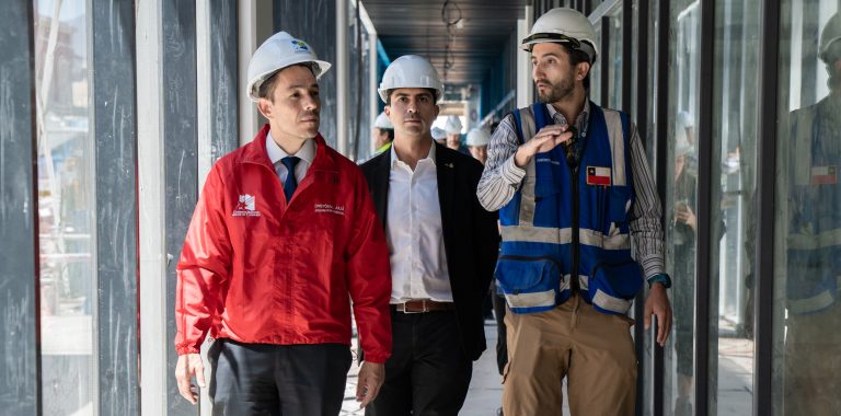 Un 60% de avance presenta en sus obras el nuevo Edificio Consistorial de Ovalle