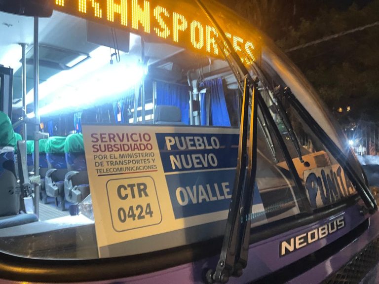 Monte Patria y Punitaqui cuentan con nuevo servicio de buses nocturnos para viajar a Ovalle