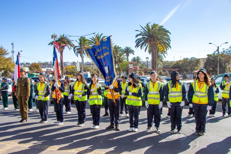Brigadistas Escolares realizan “juramento” para prevenir delitos en sus comunidades 