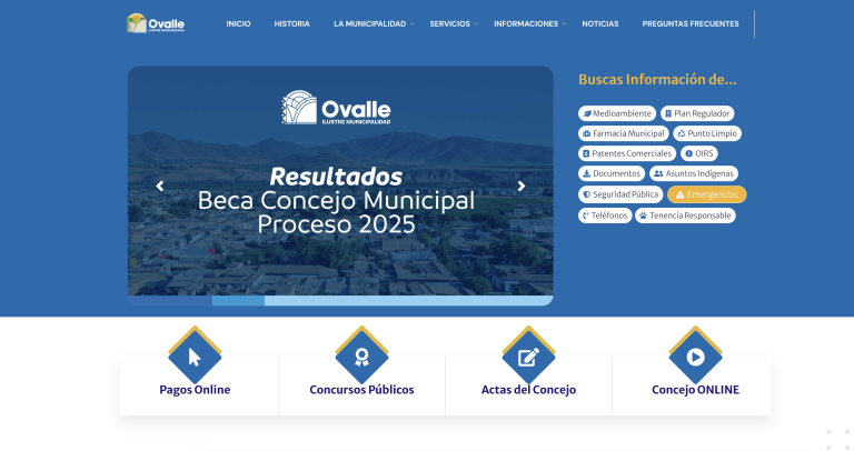 Ya están disponibles los resultados de la Beca Concejo Municipal 2025 de Ovalle