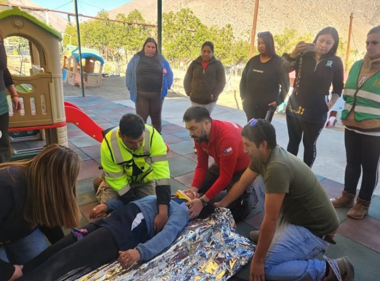 Comunidad de Río Rapel se certifica en primeros auxilios para proteger a la infancia