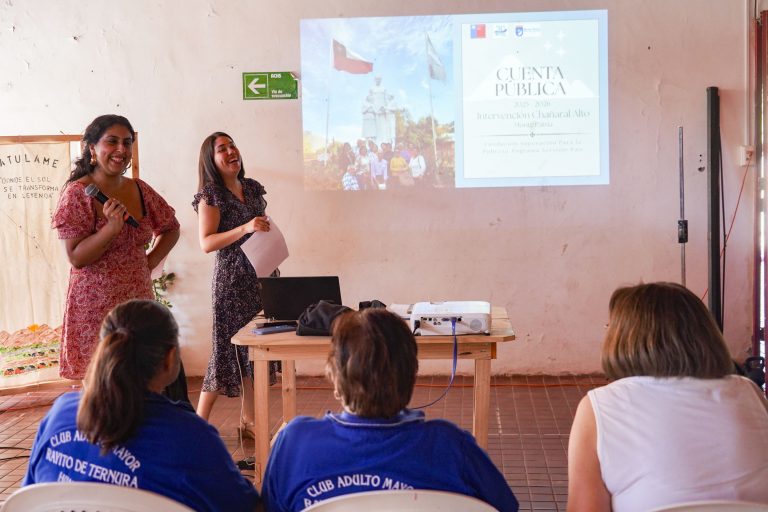 Programa Servicio País cierra un ciclo en Chañaral Alto con Cuenta Pública