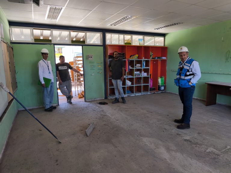 Escuela de Chalinga avanza a paso firme en obras de renovación para el Año Escolar 2026