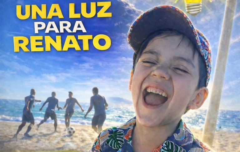 Llaman a los ovallinos a apoyar la campaña solidaria «Una luz para Renato»