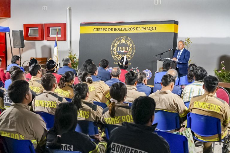Cuerpo de Bomberos El Palqui celebró 57 años de servicio en Monte Patria